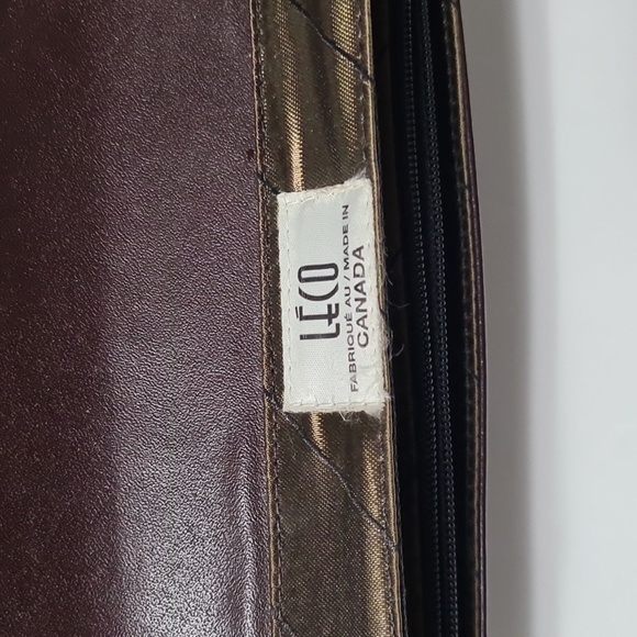 Leco brown leather shoulder bag - Picture 3 of 10